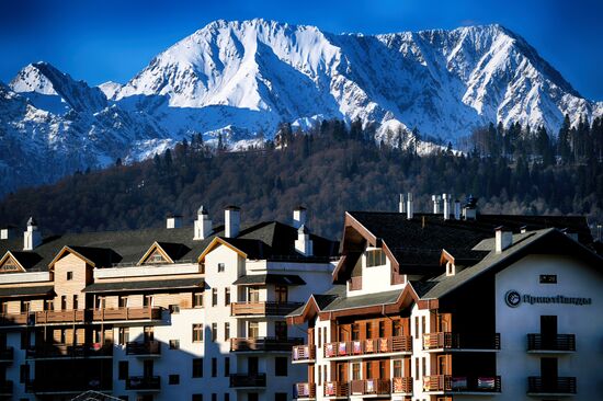 Ski resort at Krasnaya Polyana