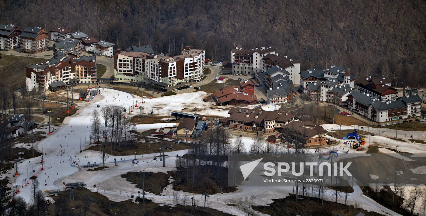 Ski resort at Krasnaya Polyana