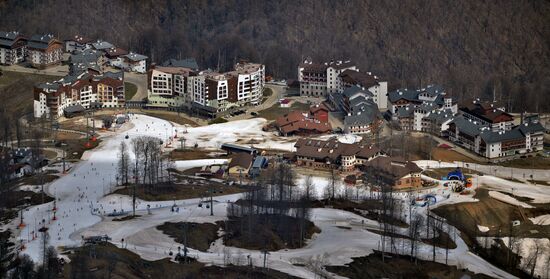 Ski resort at Krasnaya Polyana
