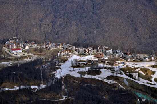 Ski resort at Krasnaya Polyana