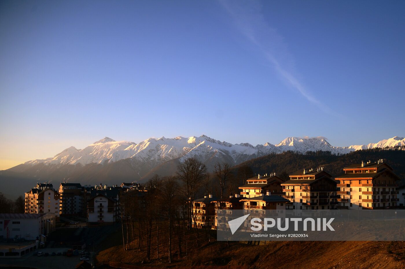 Ski resort at Krasnaya Polyana