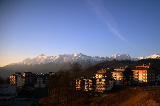 Ski resort at Krasnaya Polyana