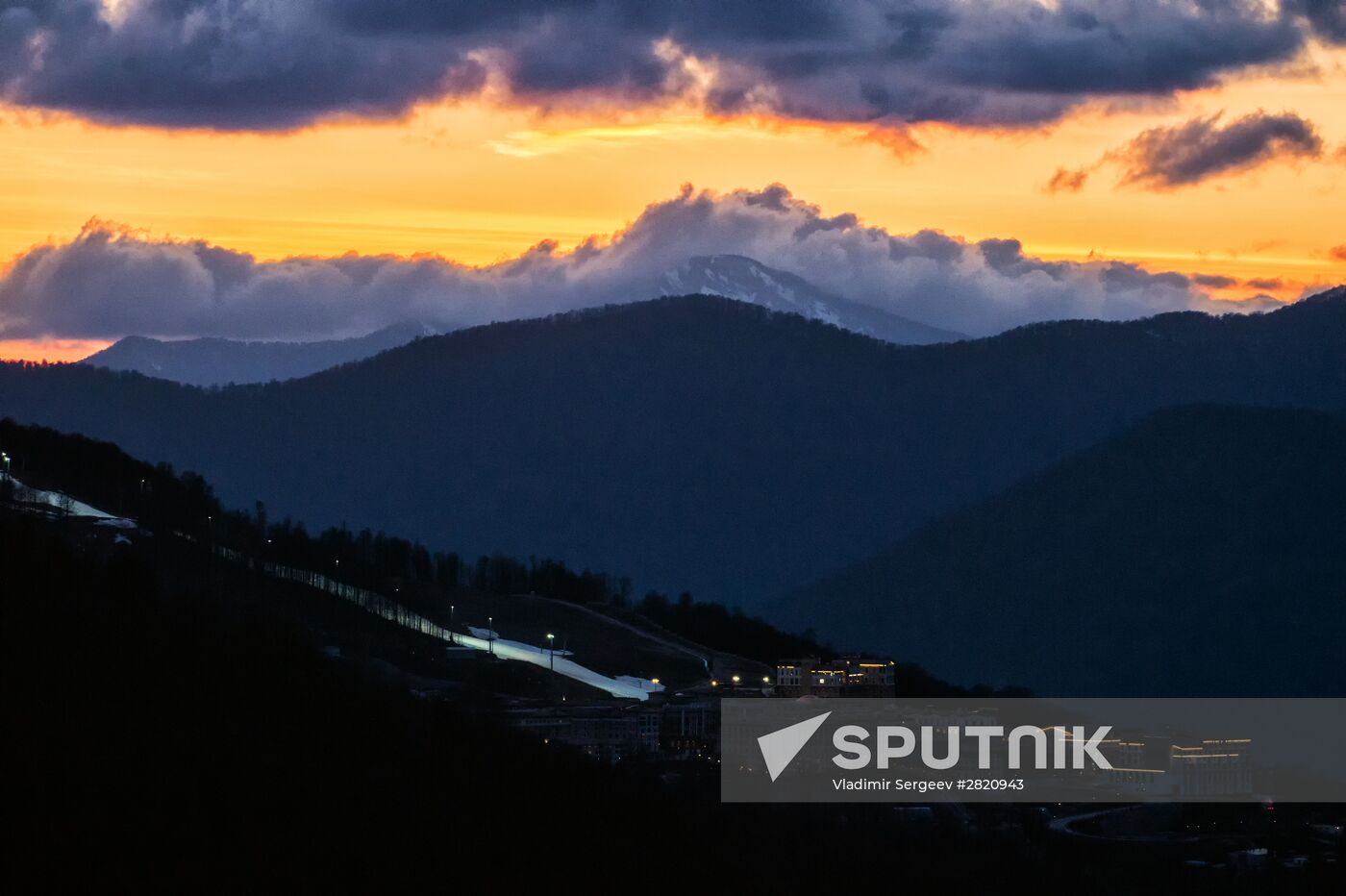 Krasnaya Polyana alpine ski resort