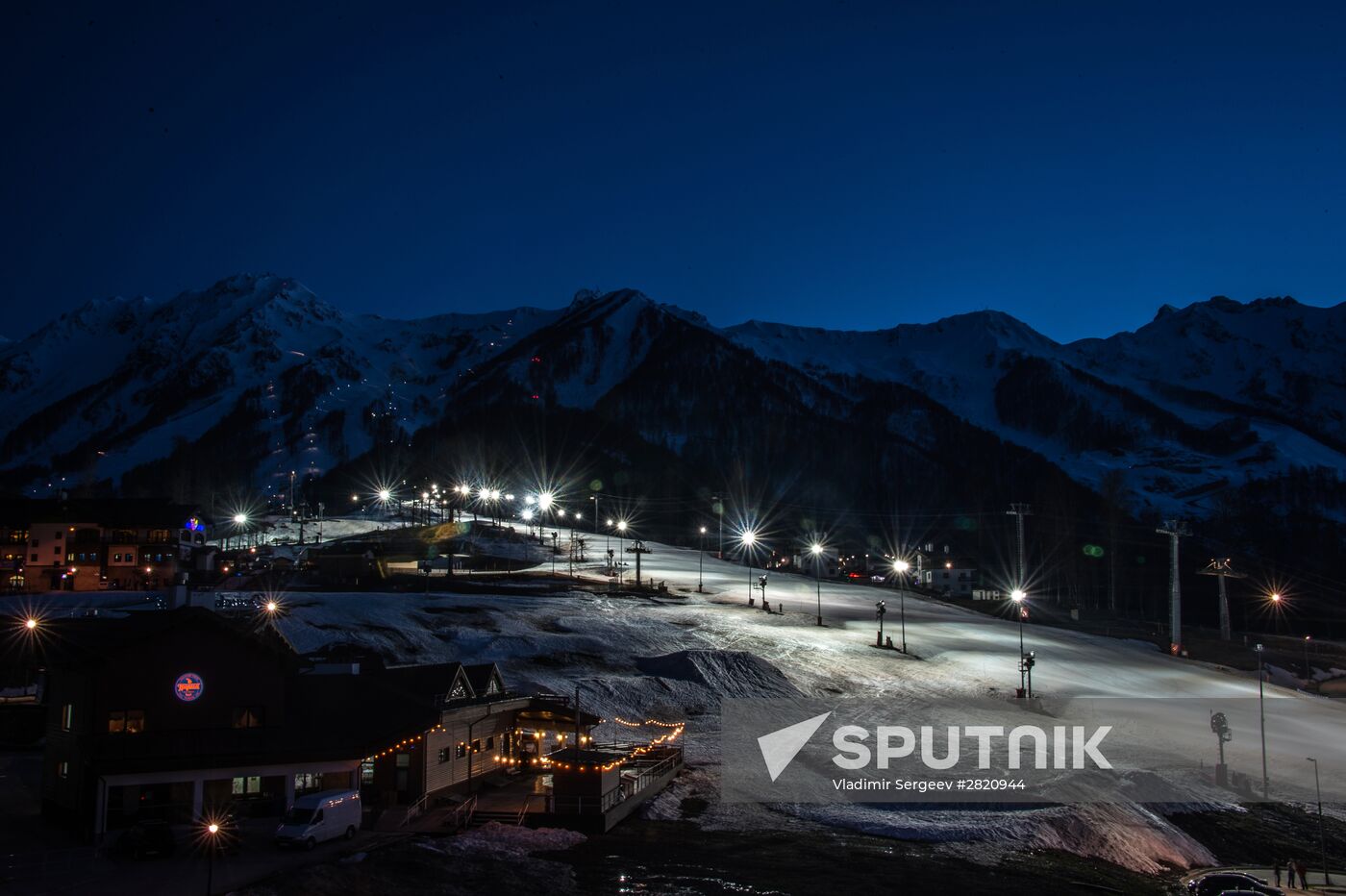 Ski resort at Krasnaya Polyana