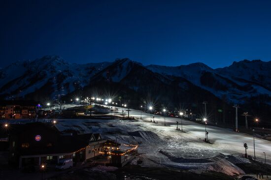 Ski resort at Krasnaya Polyana