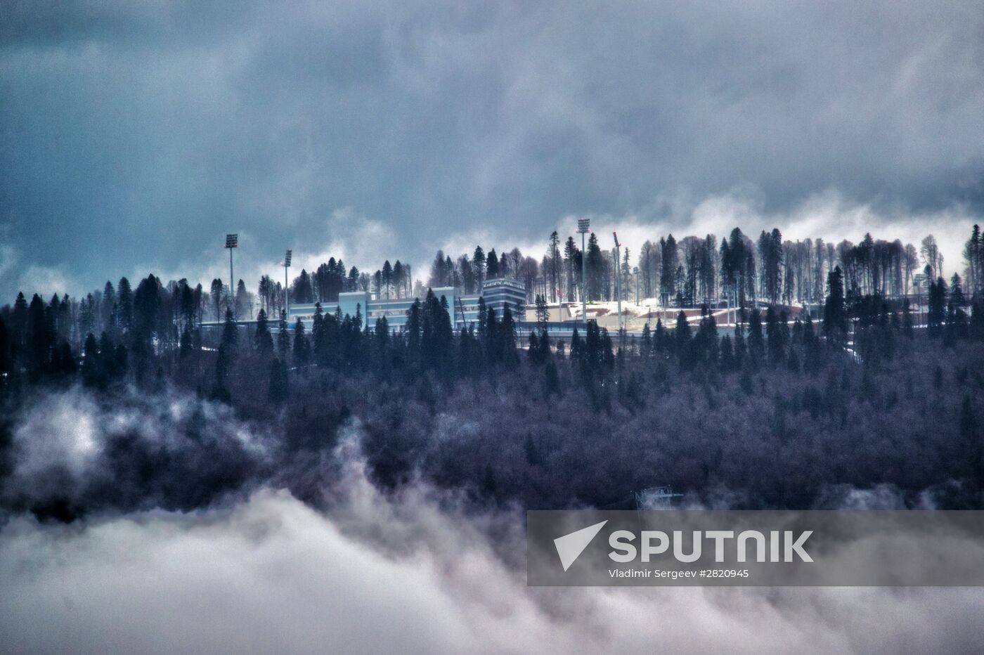 Ski resort at Krasnaya Polyana