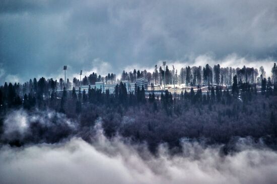 Ski resort at Krasnaya Polyana