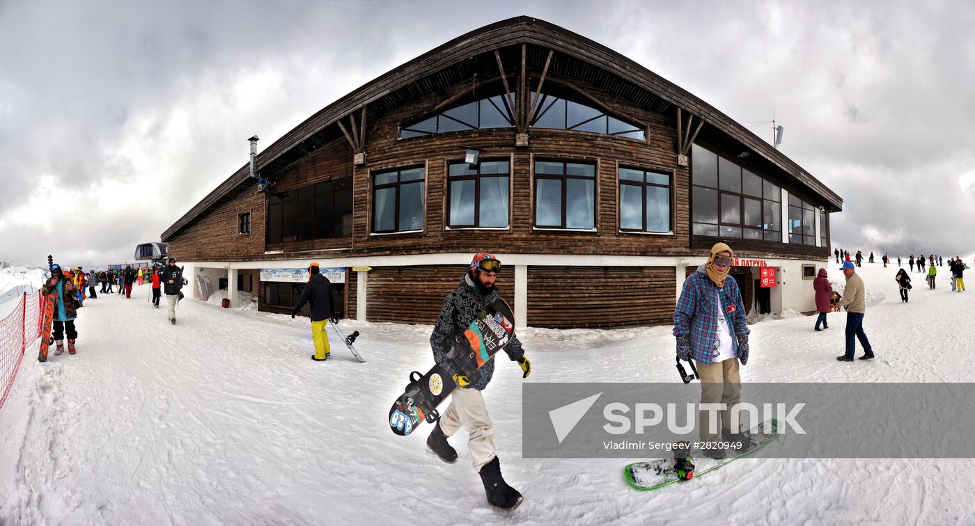 Ski resort at Krasnaya Polyana