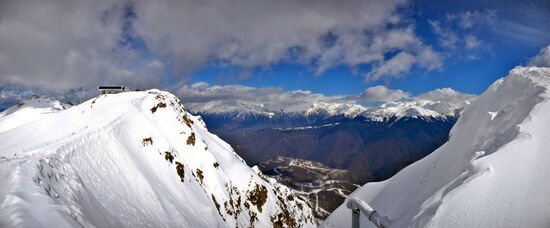 Ski resort at Krasnaya Polyana