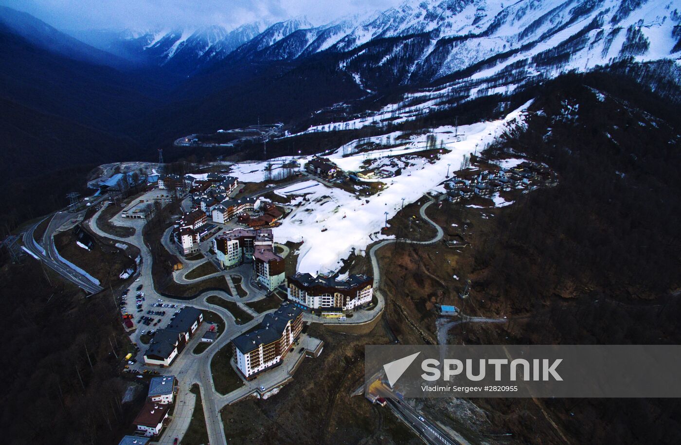 Ski resort at Krasnaya Polyana