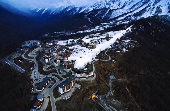 Ski resort at Krasnaya Polyana