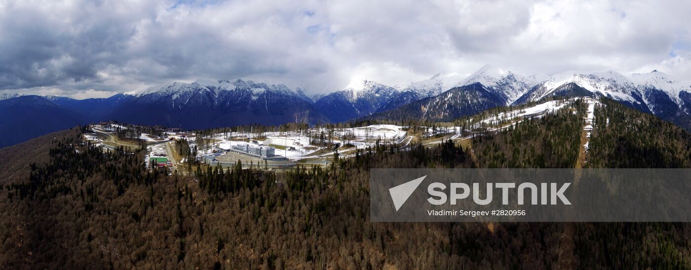 Ski resort at Krasnaya Polyana