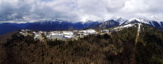 Ski resort at Krasnaya Polyana