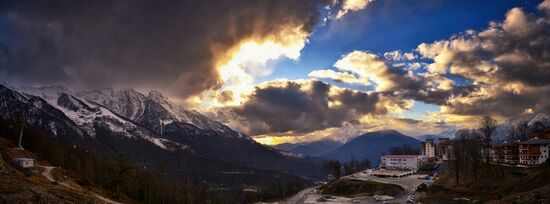 Ski resort at Krasnaya Polyana