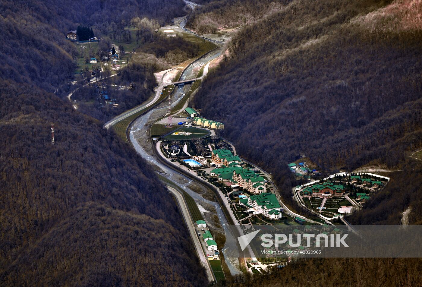 Ski resort at Krasnaya Polyana