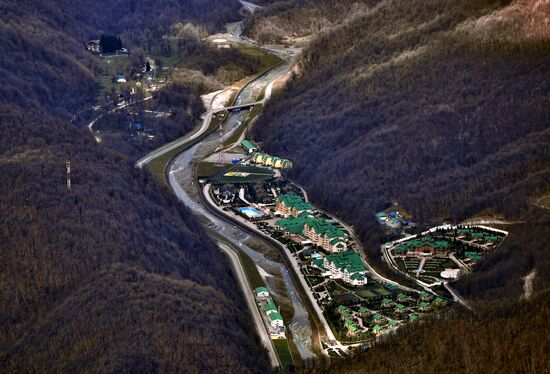 Ski resort at Krasnaya Polyana