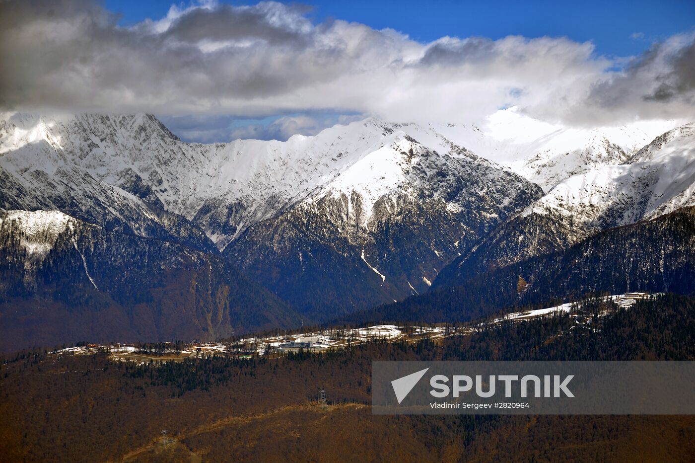 Ski resort at Krasnaya Polyana