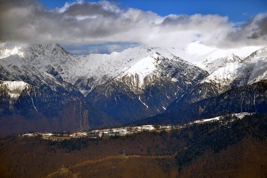 Ski resort at Krasnaya Polyana