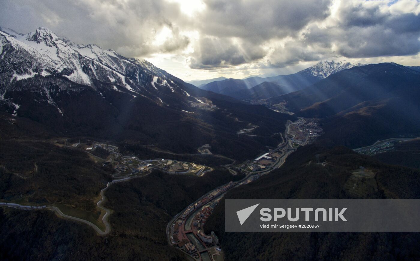 Ski resort at Krasnaya Polyana