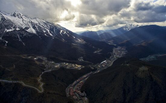 Ski resort at Krasnaya Polyana