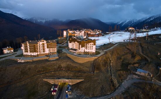 Ski resort at Krasnaya Polyana