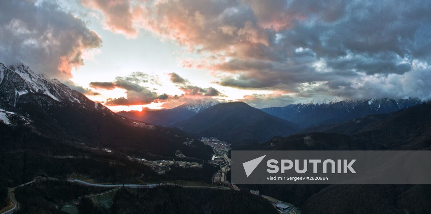 Ski resort at Krasnaya Polyana