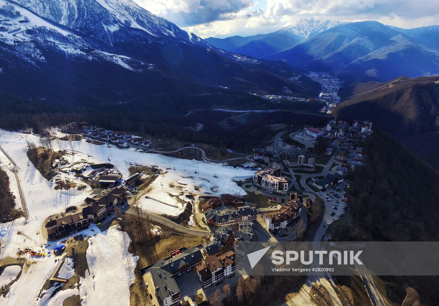 Ski resort at Krasnaya Polyana
