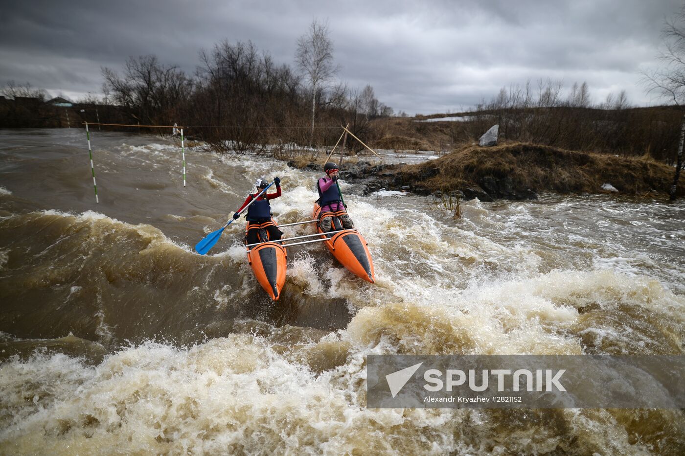 Novosibirsk Region's sport tourism championships in whitewater sports