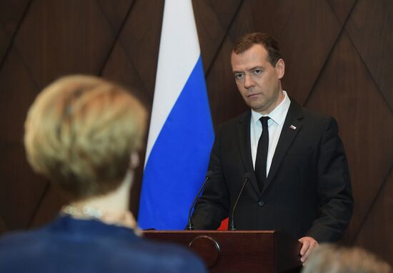 Prime Minister Dmitry Medvedev visits Azerbaijan