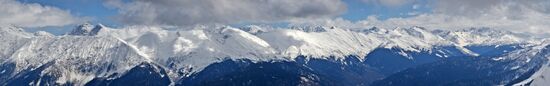 Ski resort at Krasnaya Polyana