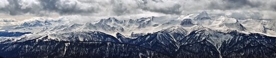 Ski resort at Krasnaya Polyana
