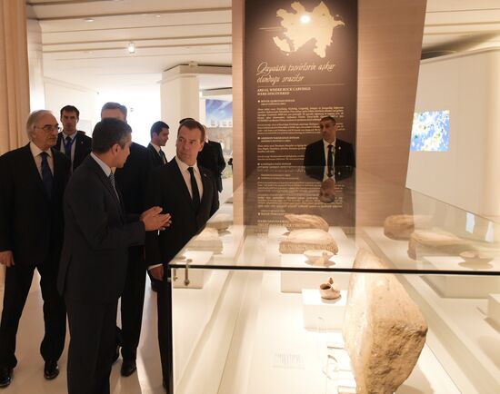 Prime Minister Dmitry Medvedev visits Azerbaijan