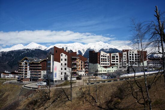 Ski resort at Krasnaya Polyana