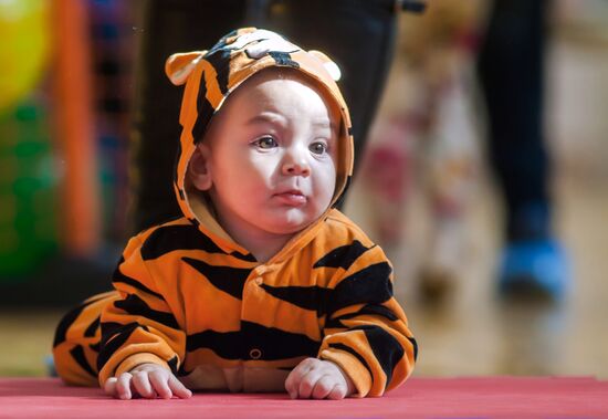 Prewalker baby race in Petrozavodsk