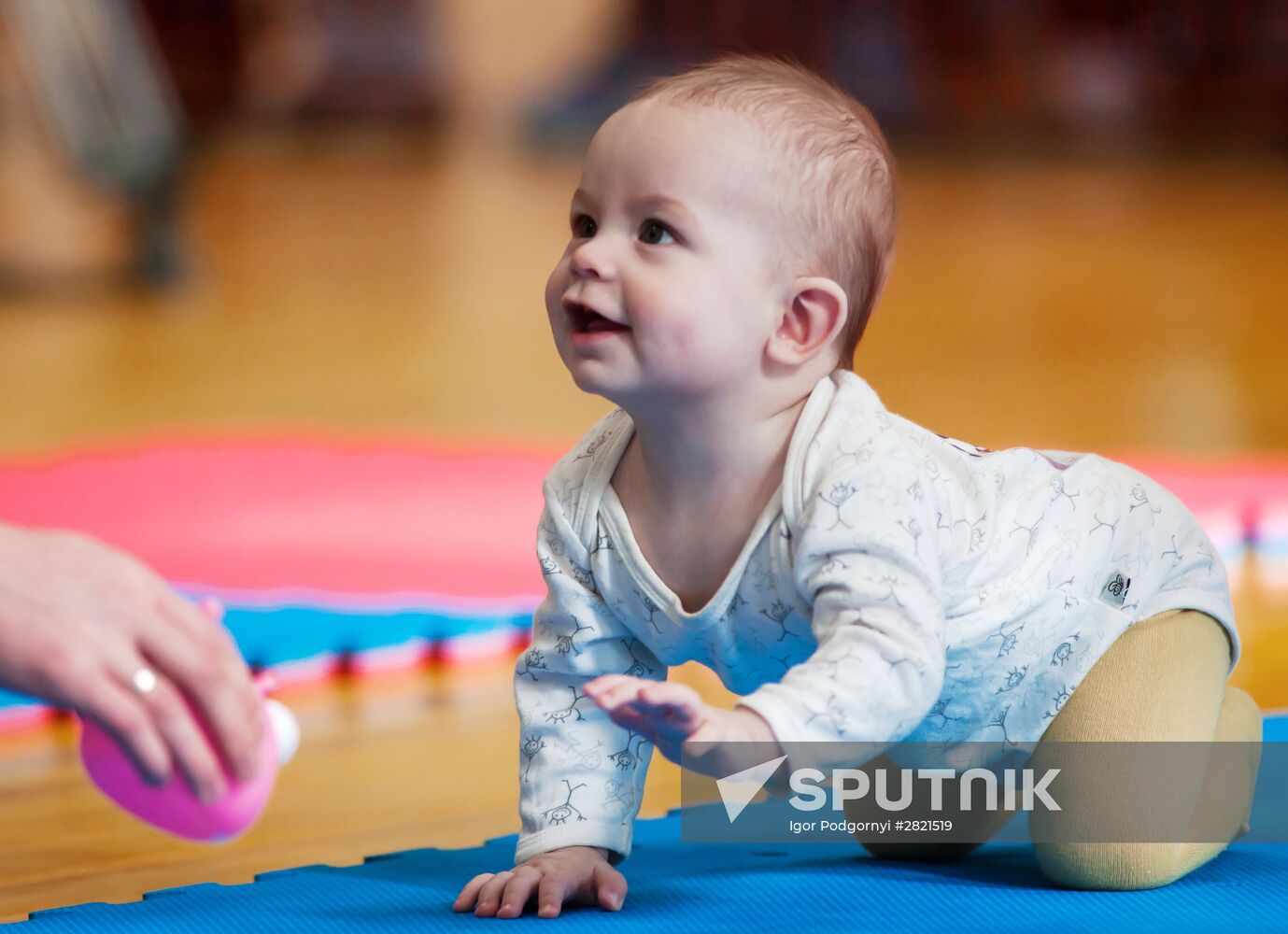 Prewalker baby race in Petrozavodsk