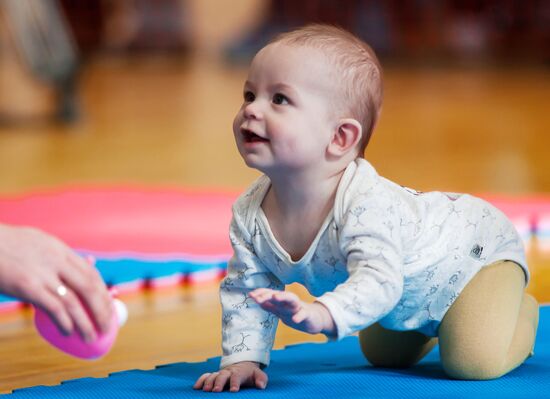 Prewalker baby race in Petrozavodsk