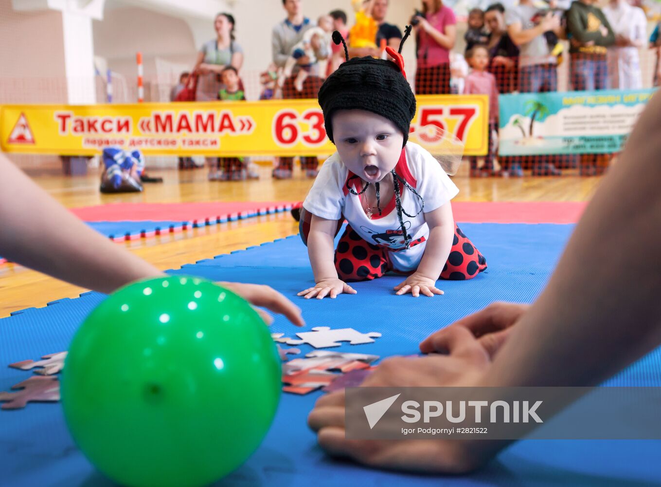 Prewalker baby race in Petrozavodsk