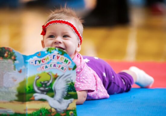 Prewalker baby race in Petrozavodsk