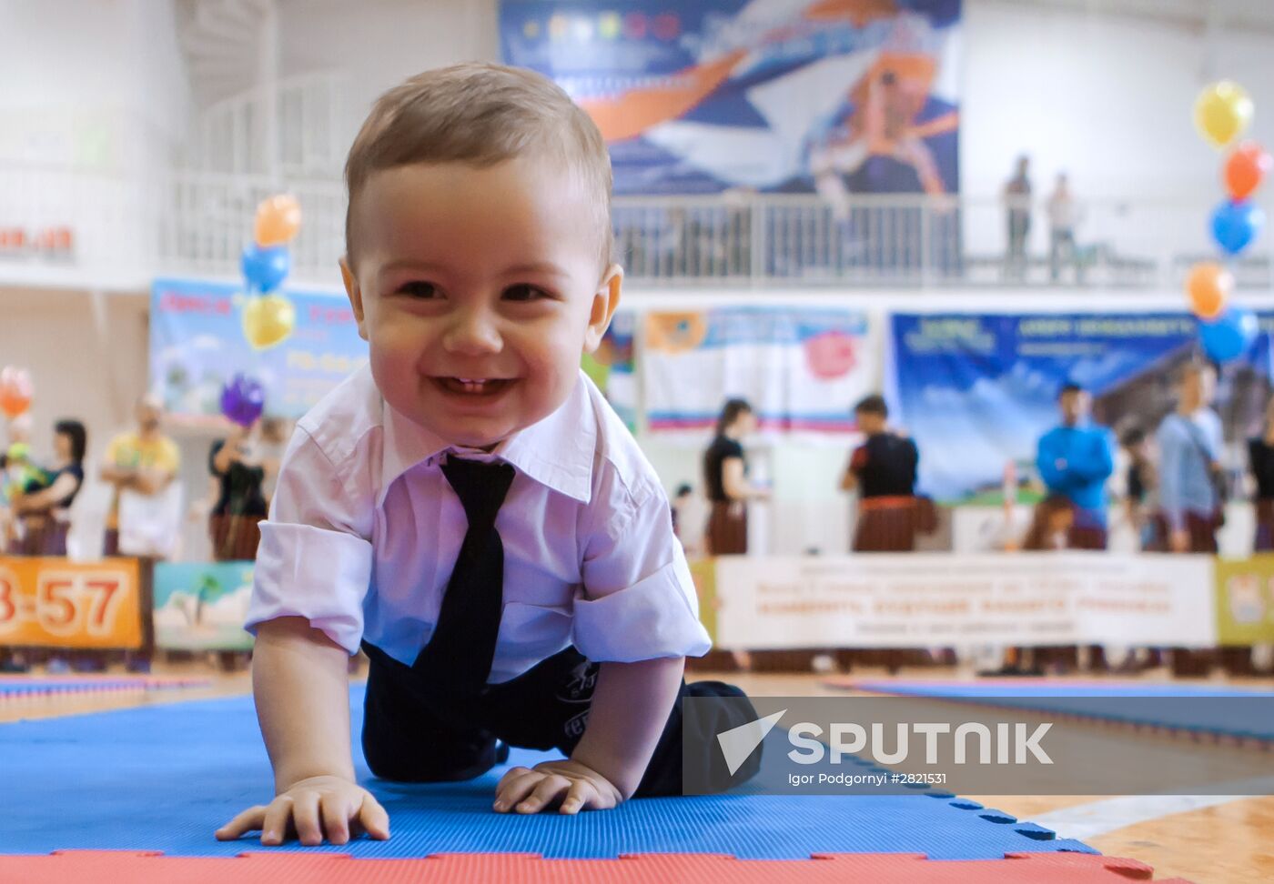 Prewalker baby race in Petrozavodsk