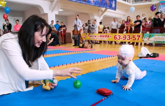 Prewalker baby race in Petrozavodsk