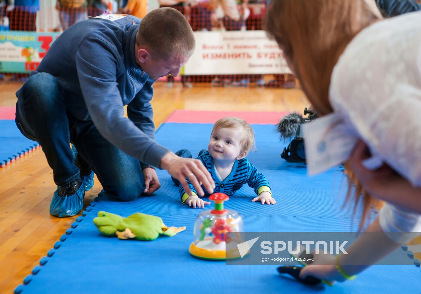 Prewalker baby race in Petrozavodsk