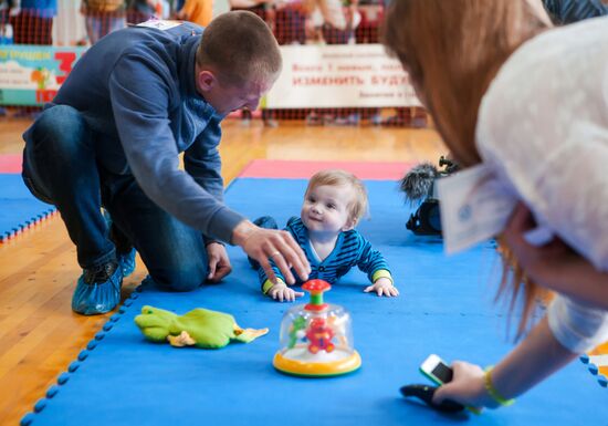 Prewalker baby race in Petrozavodsk