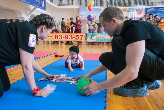Prewalker baby race in Petrozavodsk