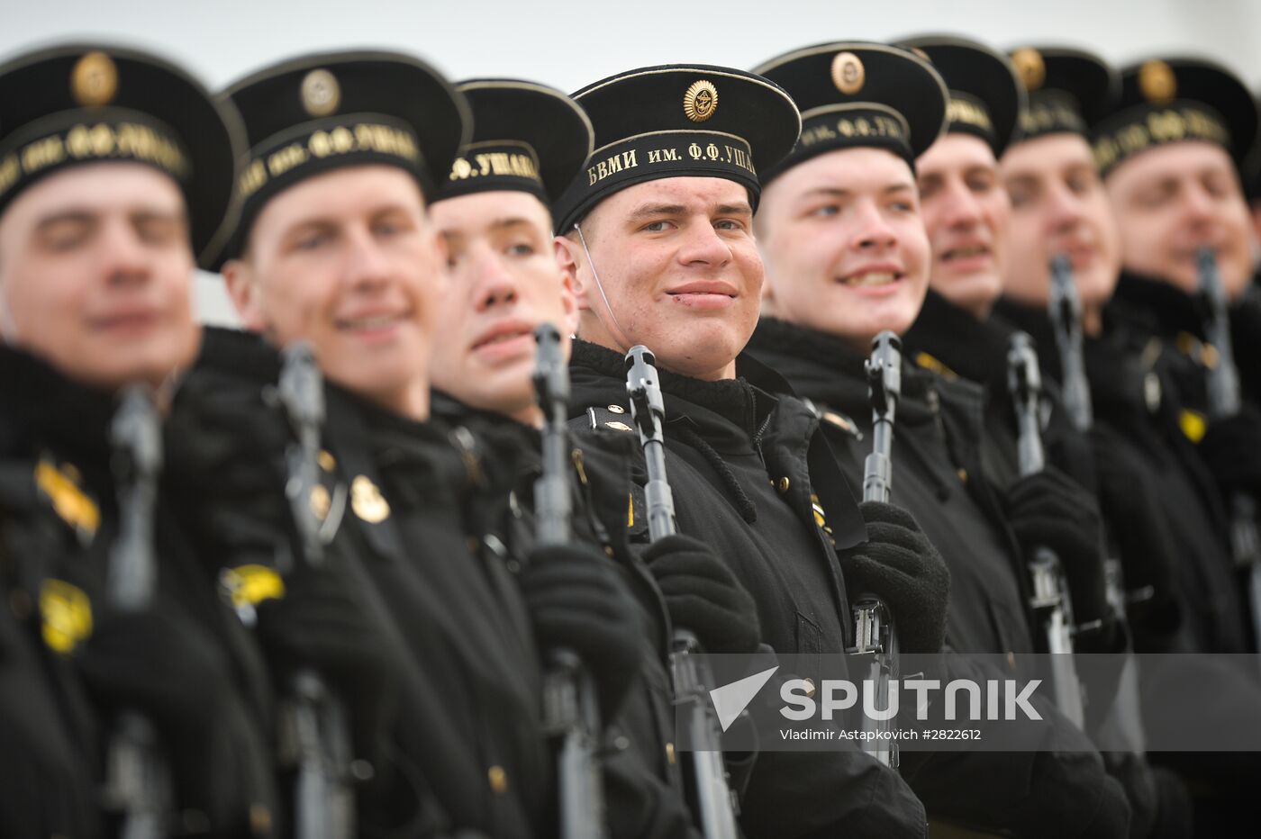 Rehearsing V-Day military parade on May 9