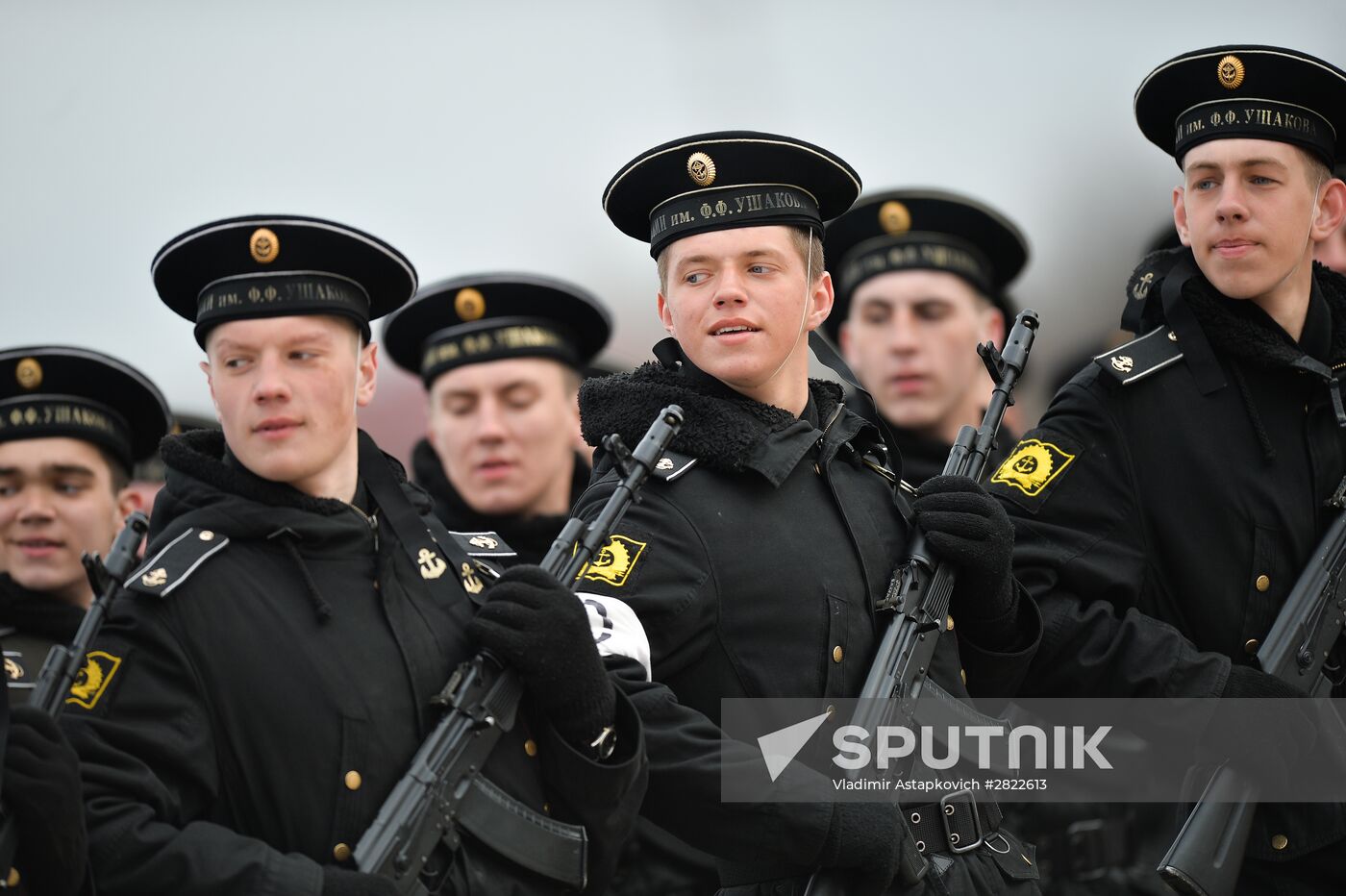 Rehearsing V-Day military parade on May 9
