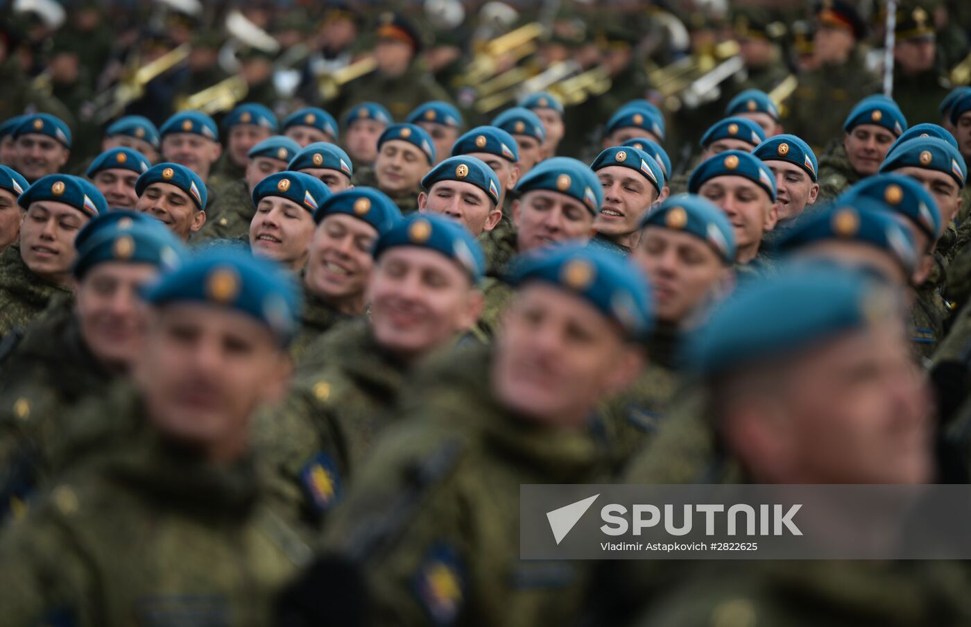 Rehearsing V-Day military parade on May 9