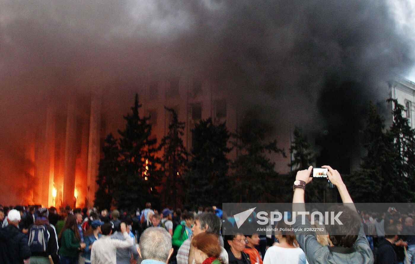 Clashes in Odessa