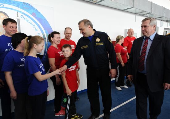 Emergencies Minister Puchkov visits modernized Donskoi Rescue Center
