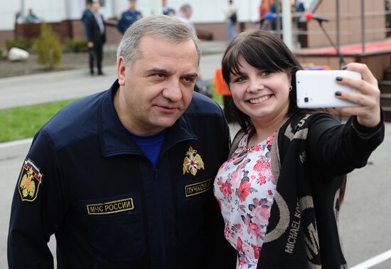 Emergency Minister Vladimir Puchkov visits renovated Don Rescue Center