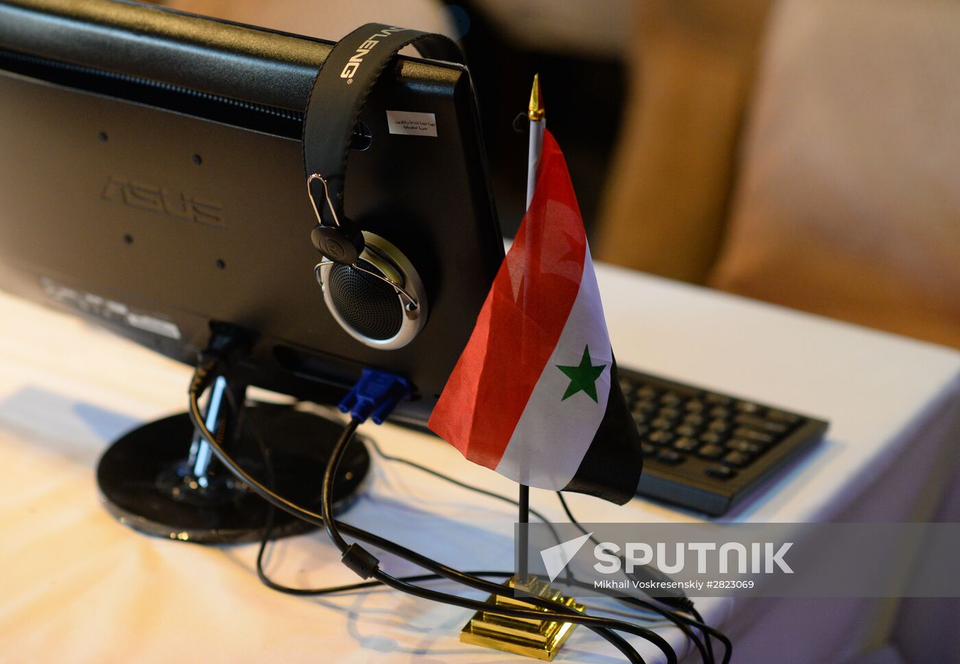 Media center opens in Damascus prior to parliamentary elections